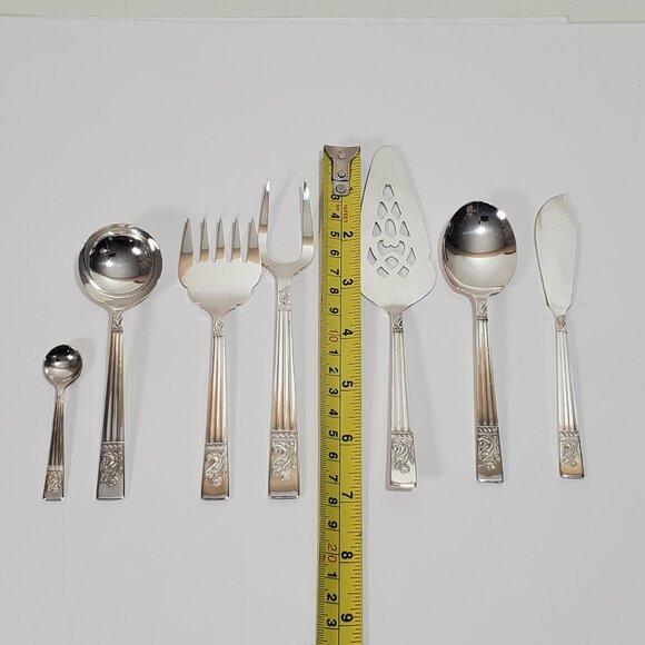 Vintage Angora Silver Plate Charcuterie / Serving Set – 7 Piece  Made in England - Picture 5 of 14